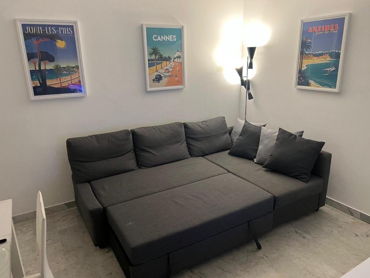Seafront - Beautiful Flat With Aircon And Comfortable Loggia Vallauris Exteriör bild