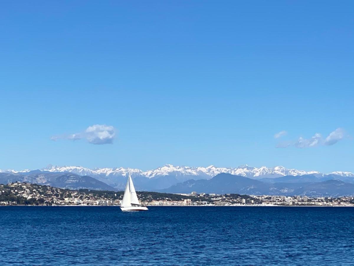 Seafront - Beautiful Flat With Aircon And Comfortable Loggia Vallauris Exteriör bild